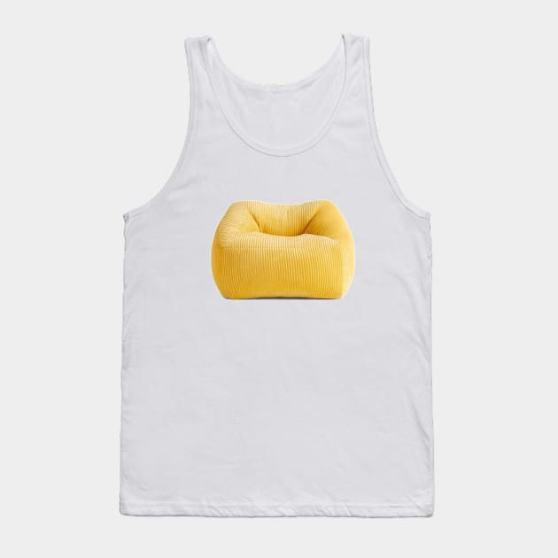 yellow bean bag Tank Top by morgananjos